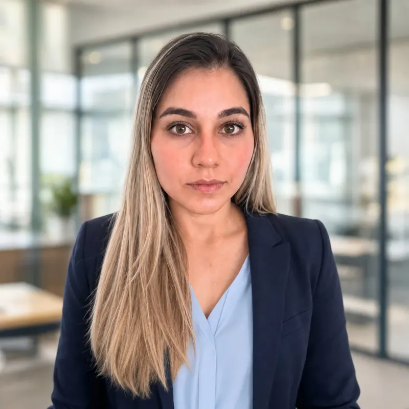 Retrato profesional de Erika Cairasco, consultora de procesos